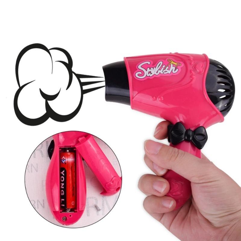 مجموعة أدوات تصفيف الشعر مع مجفف الشعر