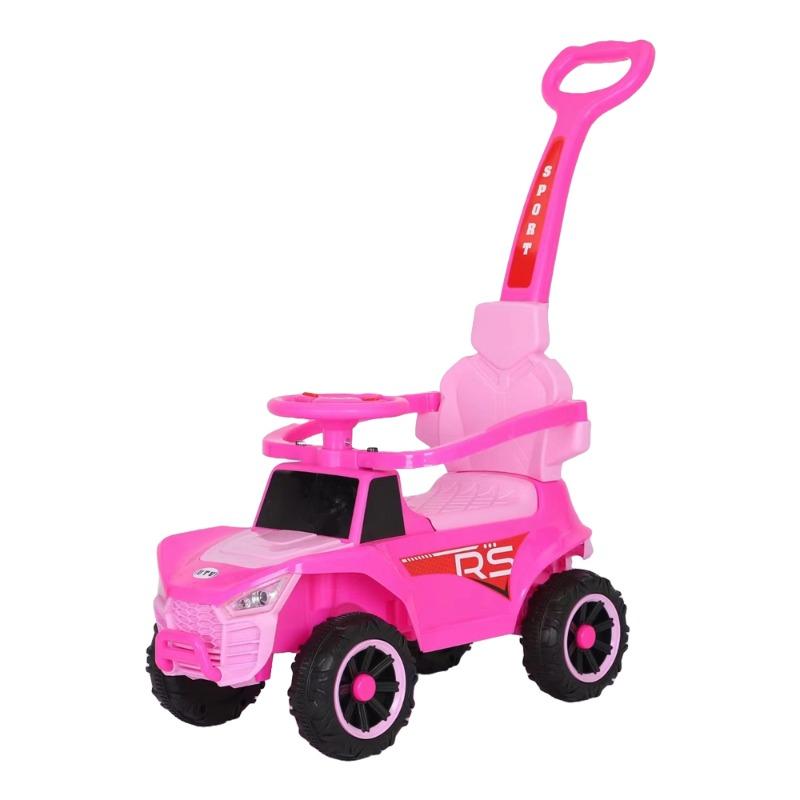 سيارة ركوب للأطفال مع مقبض دفع