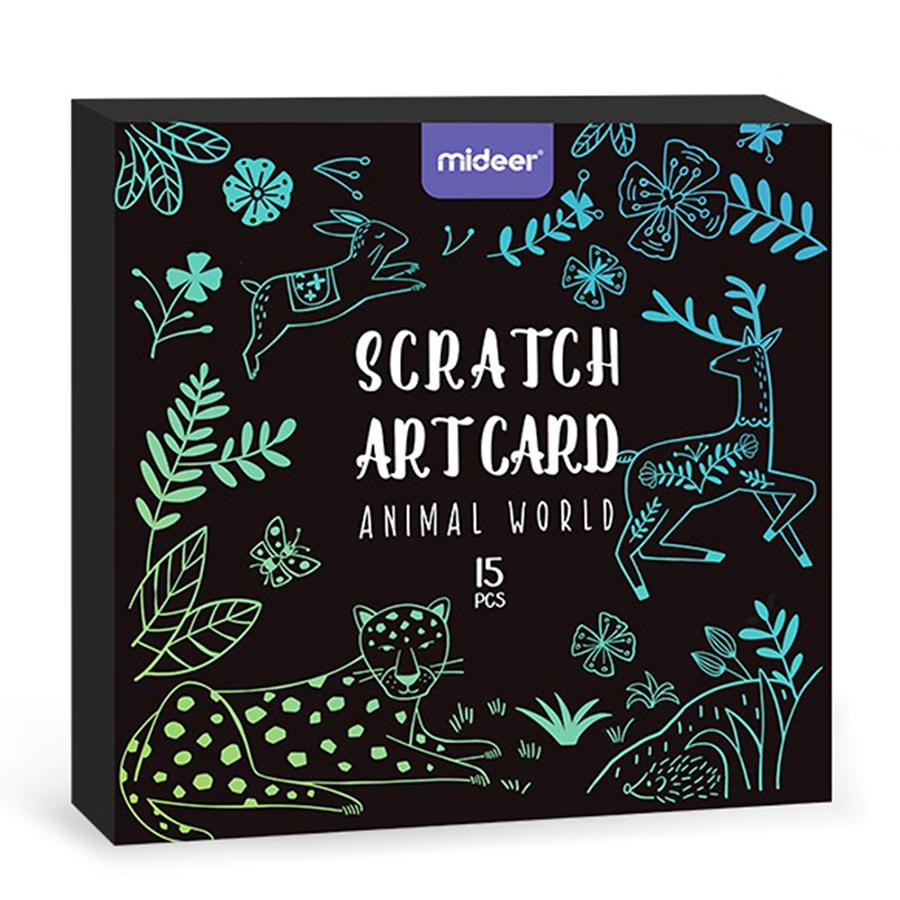 Mideer Scratch Art Card Animal
