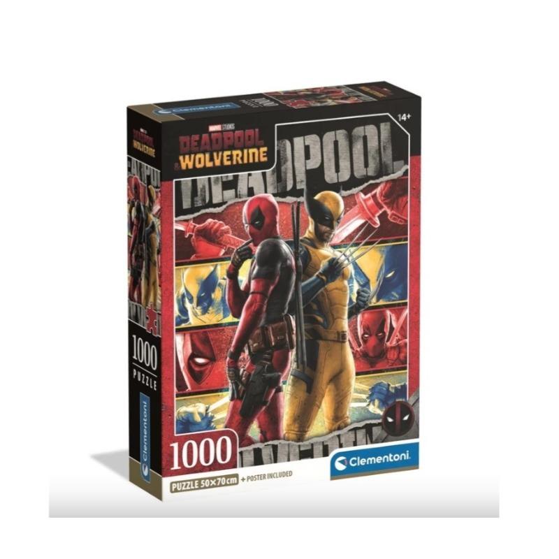 Clementoni Marvel Deadpool Compact Box Puzzle - 1000 Pcs