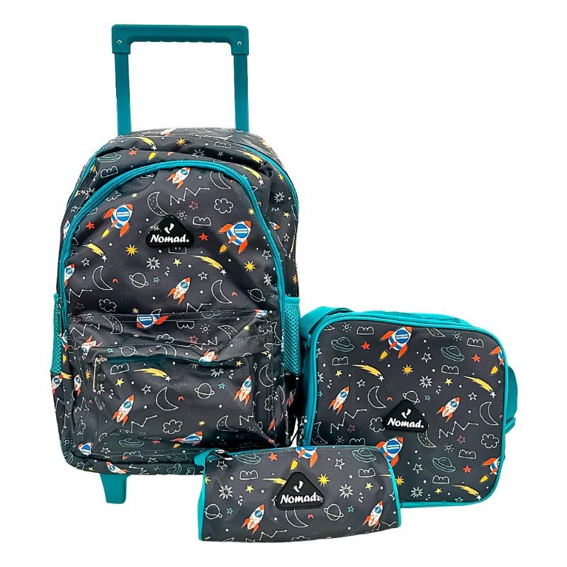 Nomad Kids Primary 3in1 Space Doodle Trolley Backpack