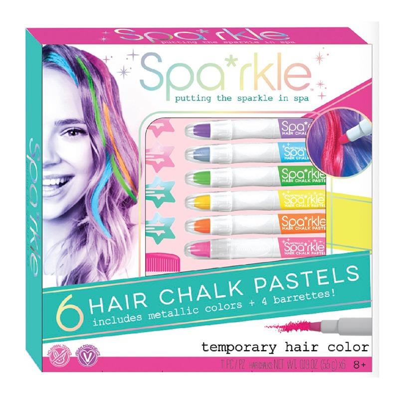 سباركل - مجموعة طباشير الشعر والباستيل والمشابك