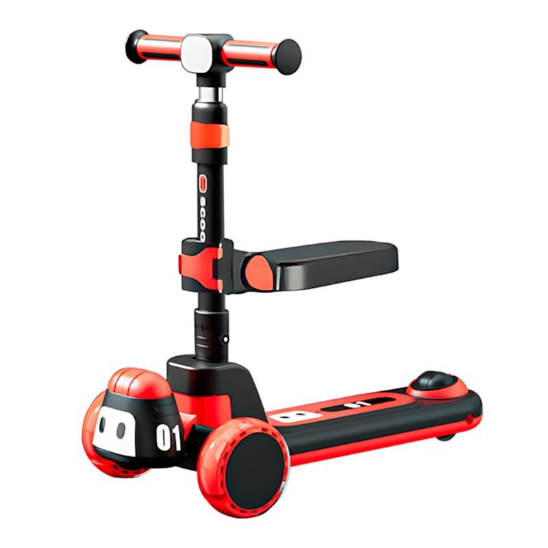 HLBB 2 In 1 Kids Scooter - Red