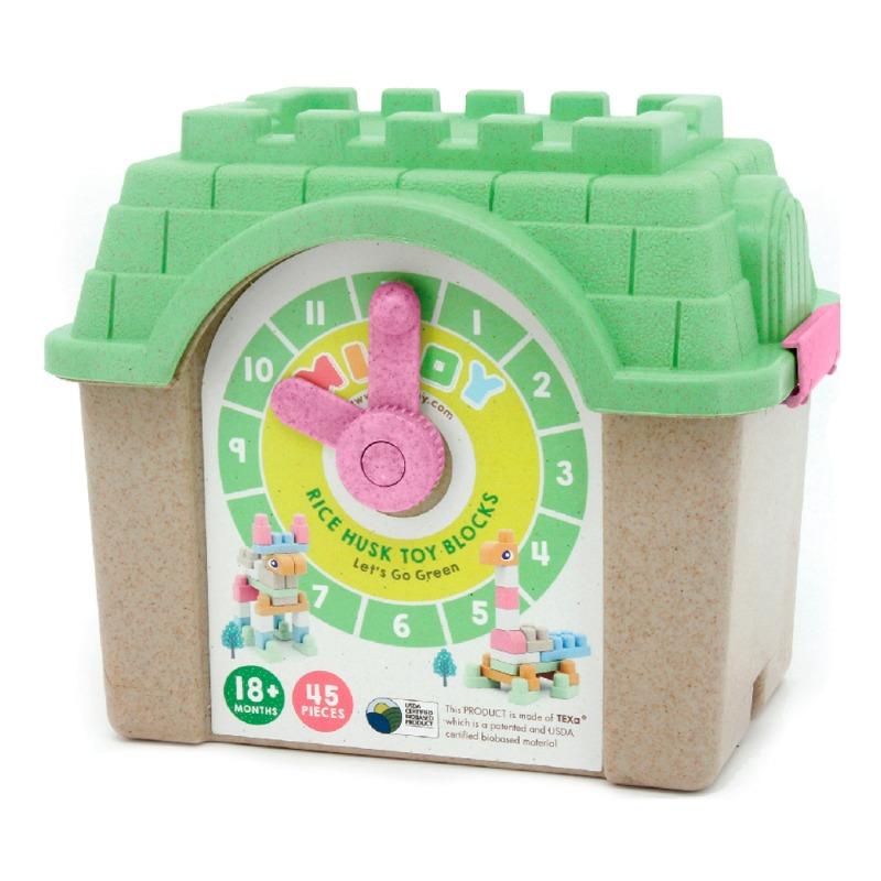 ميجوي - صندوق مكعبات الألعاب 45 قطعة