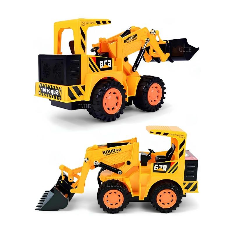 جرافة فوركليفت مع جهاز تحكم عن بعد - لون أصفر