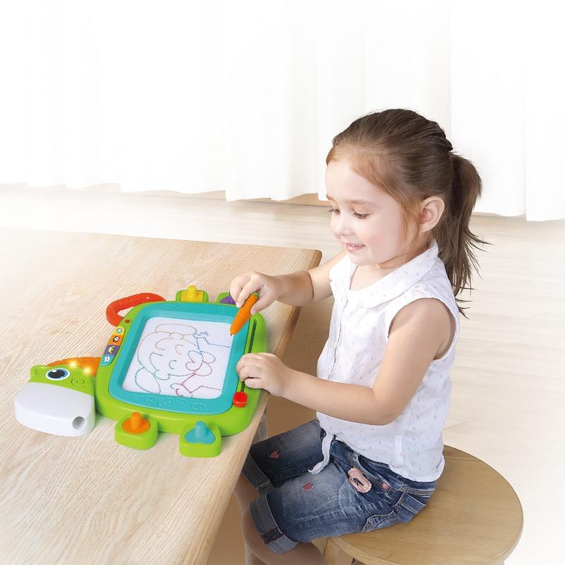 لوح الرسم المغناطيسي بالموسيقى والأضواء