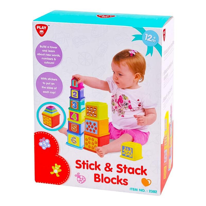 PlayGo - Stick And Stack Blocks