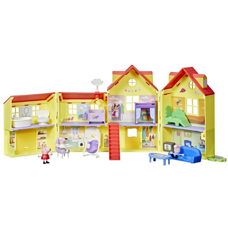 Peppa Pig Peppa's Big Family House Playset with 3 Figures