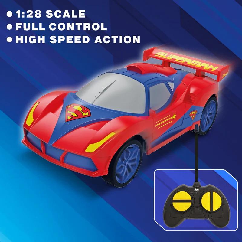 RC Superman Racer B/O – 1:28 Scale Radio Controlled Car.