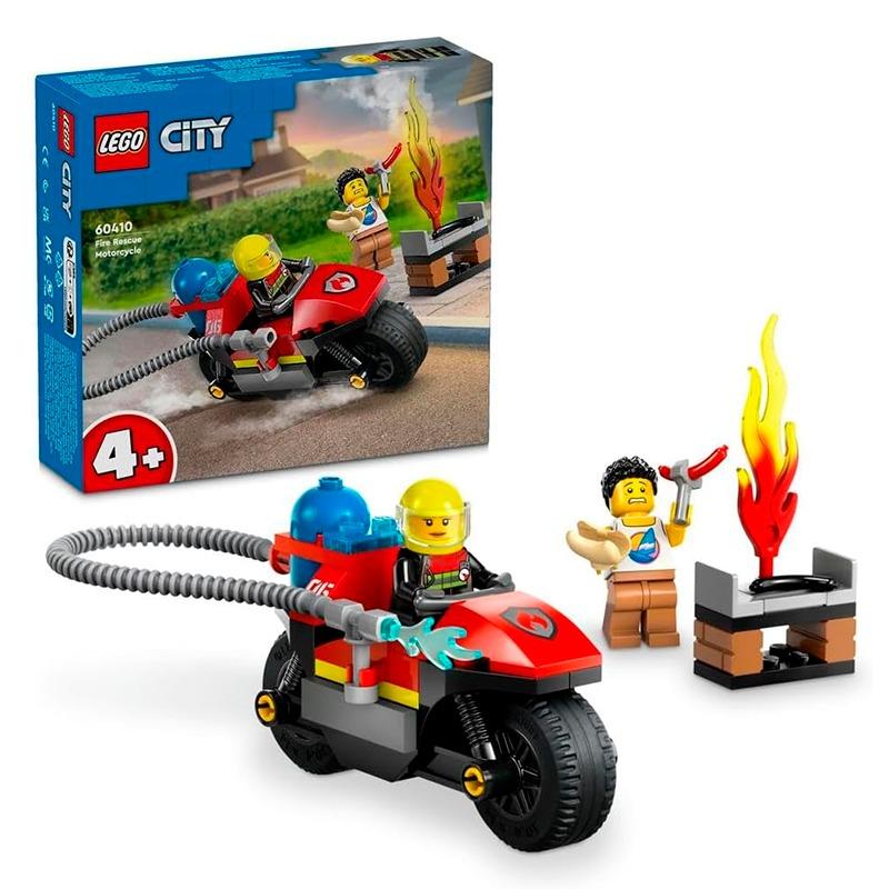 Lego City Fire Rescue Motorcycle 60410