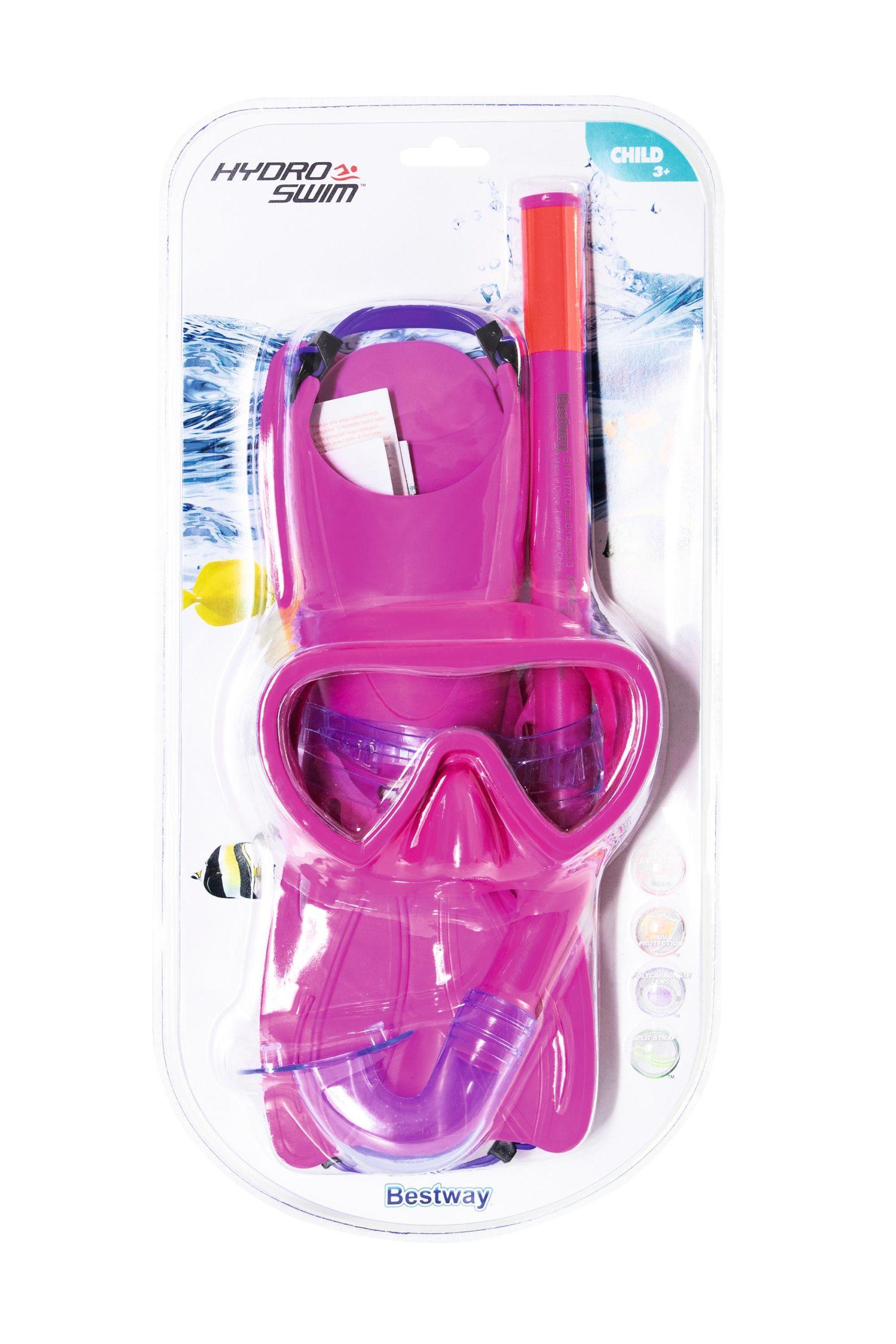 Bestway Hydro-Swim Lil' Flapper Snorkel Set - Purple