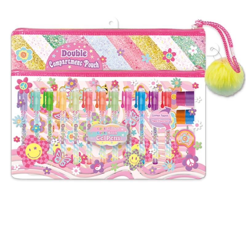 Hot Focus Colored Pencils Set - 12 Colors