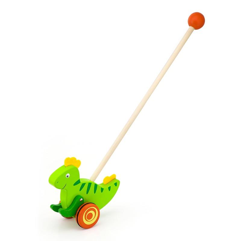 VIGA Push Toy Dinosaur