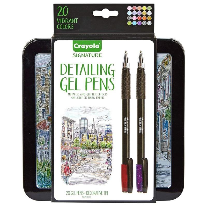 Crayola Signature Detailing Gel Pens - 20 Pcs