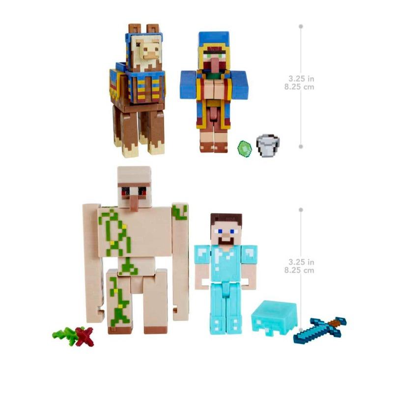 Minecraft Action Figure & Accessories Sets 3.25 Inch Scale