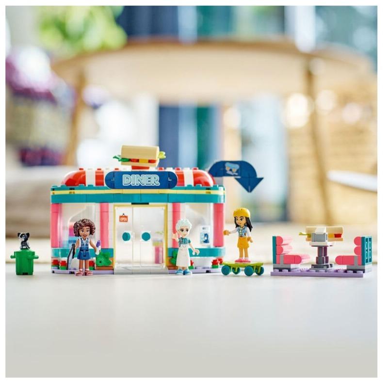 LEGO Friends Heartlake Downtown Diner Building Toy Set - 346 Pcs 41728