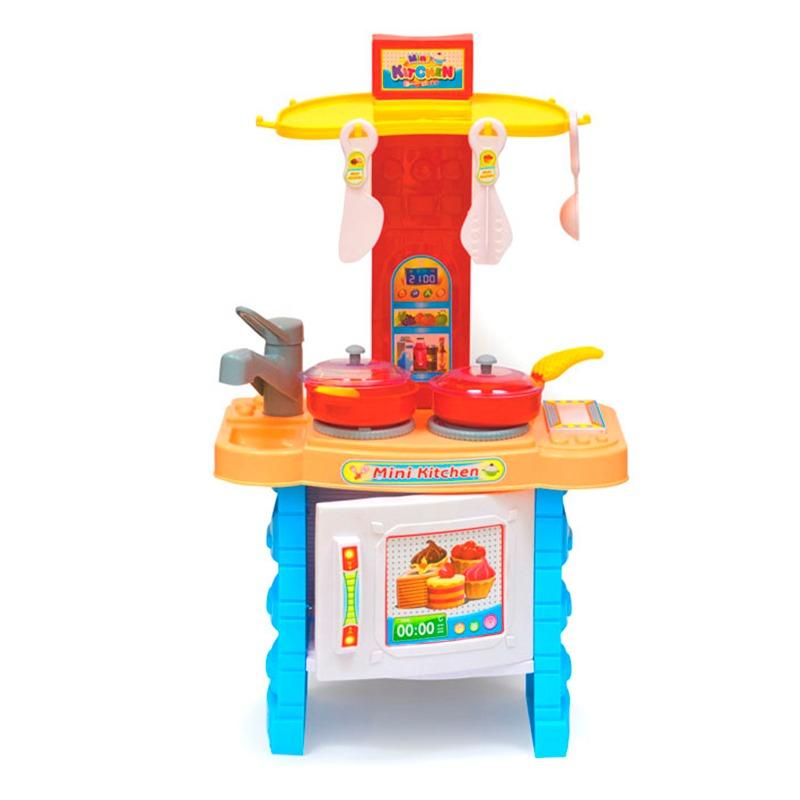Mini Kitchen Set Tableware with Light and Sound Kitchen Toy