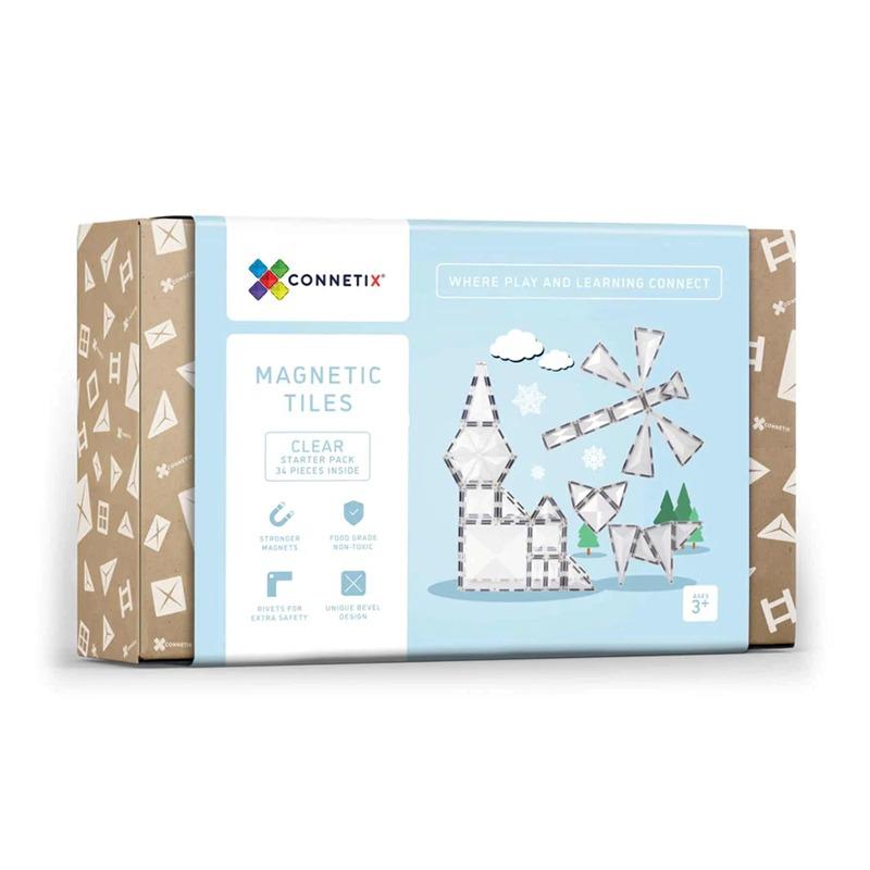Connetix - Tiles Clear Pack 34 Piece