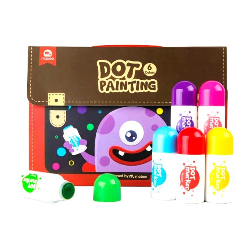 Mobee 6 Colors Dot Marker Set
