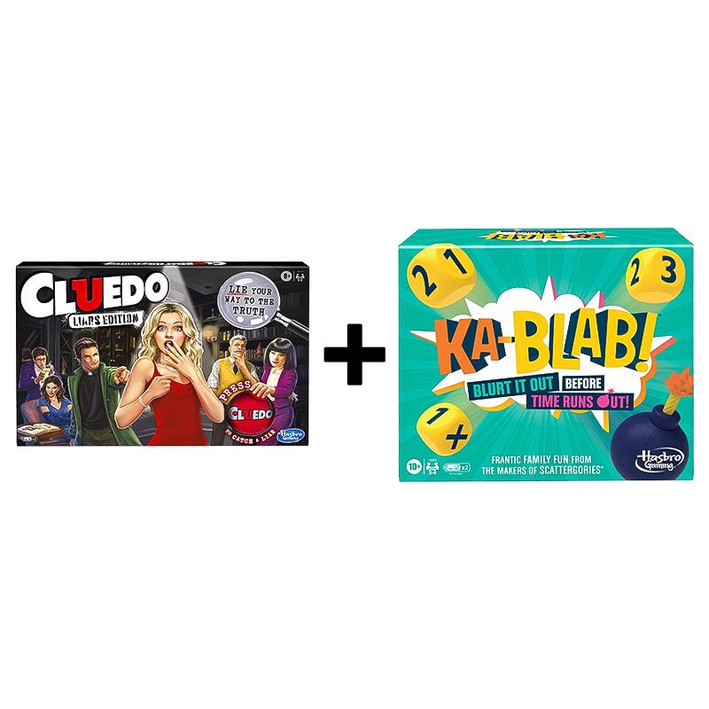 Buy 1 Get 1 Free Cluedo Liars Edition Game + Ka-Blab Blurt It Out