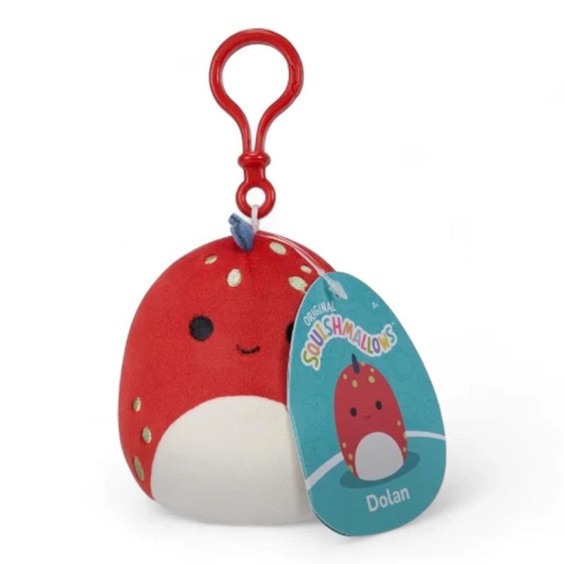 Squishmallow Dolan the Dinosaur Clip 3.5"