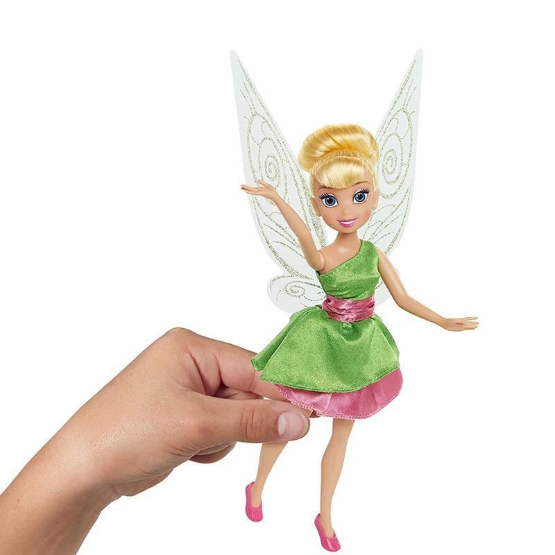 Disney Fairies Classic Fashion Dress Tinker Bell Doll - Green And Pink