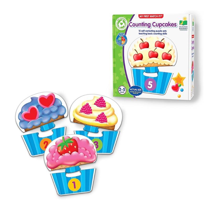 The Learning Journey Counting Cupcakes Puzzle