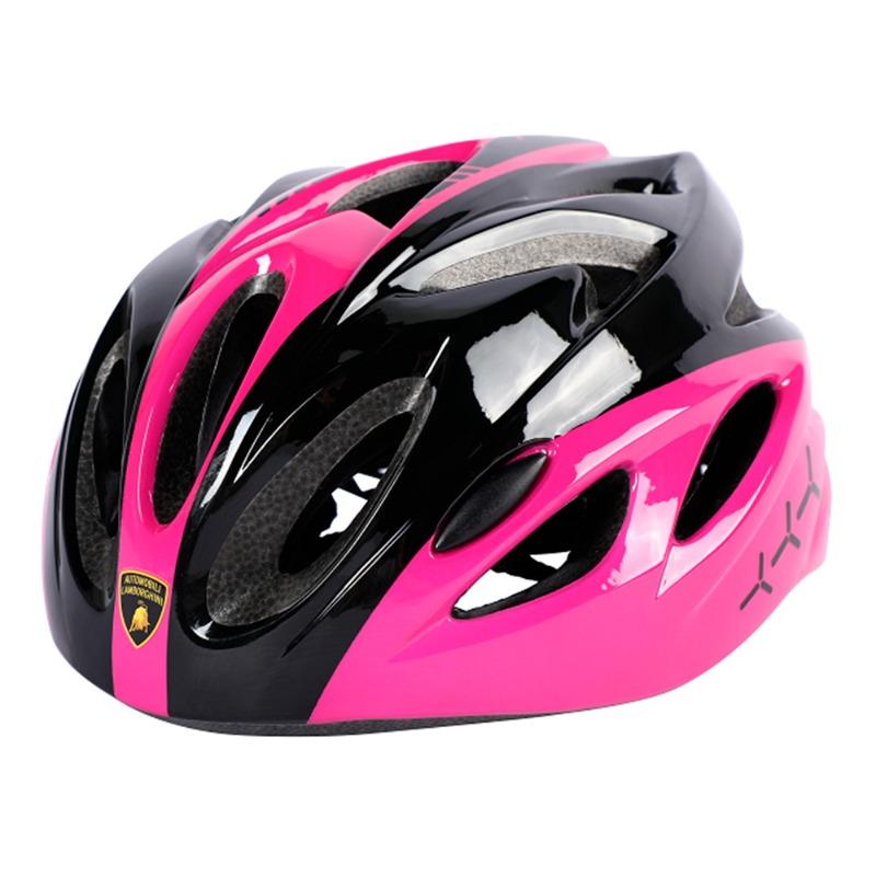 لامبورجيني - خوذة حماية لون وردي