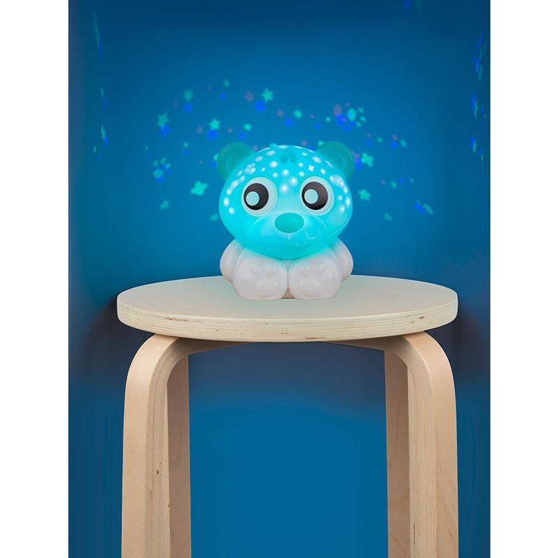 Playgro -Goodnight Bear Night Light and Projector - Green and White