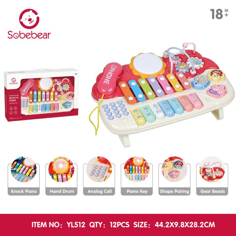 Sobibear Multifunctional musical instrument - Pink