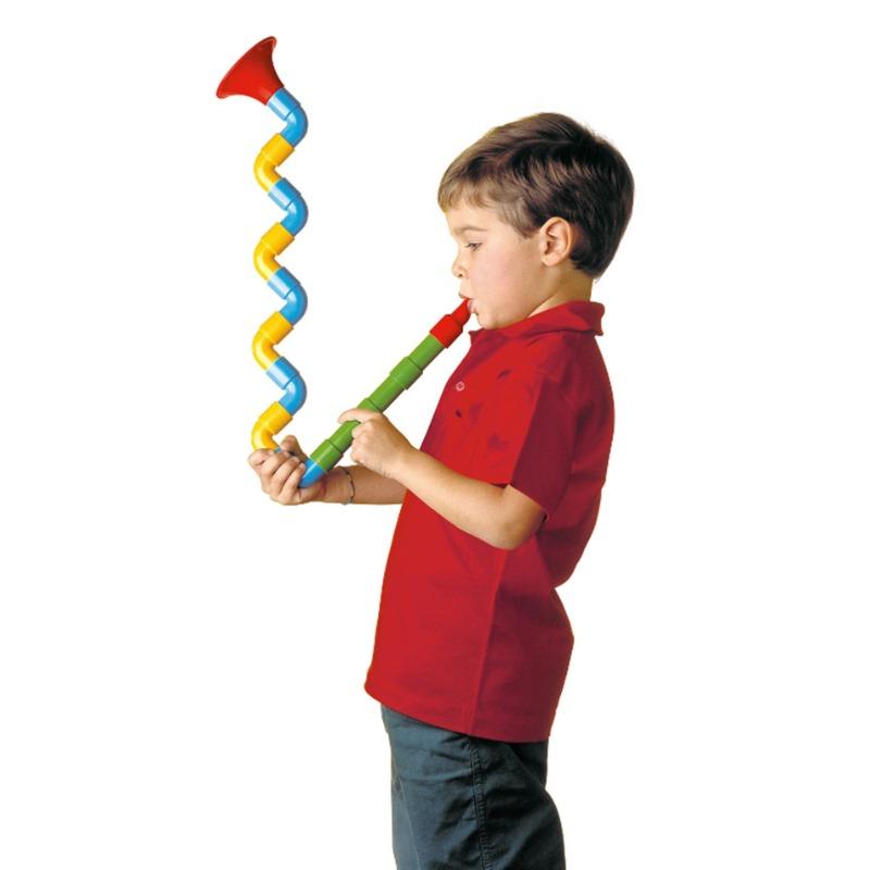 Quercetti Tube Construction Set Saxophone - 16 pcs