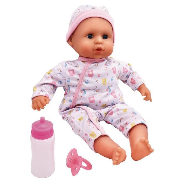 دولز وورلد - دمية بيبي جوي بملابس وردية - 15 انش