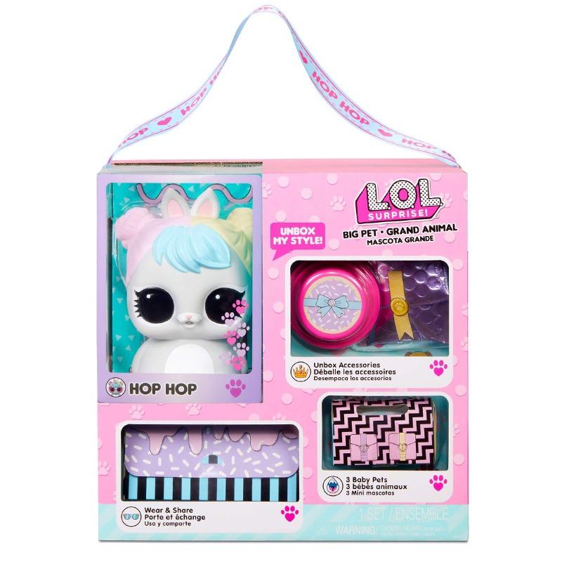 L.O.L. Surprise Big Pets Hop Hop With 15 Surprises