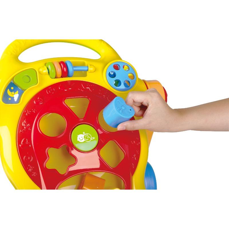 بلاي جو - مشاية الخطوات الصغيرة مع أنشطة تصنيف الأشكال - متعدد الألوان