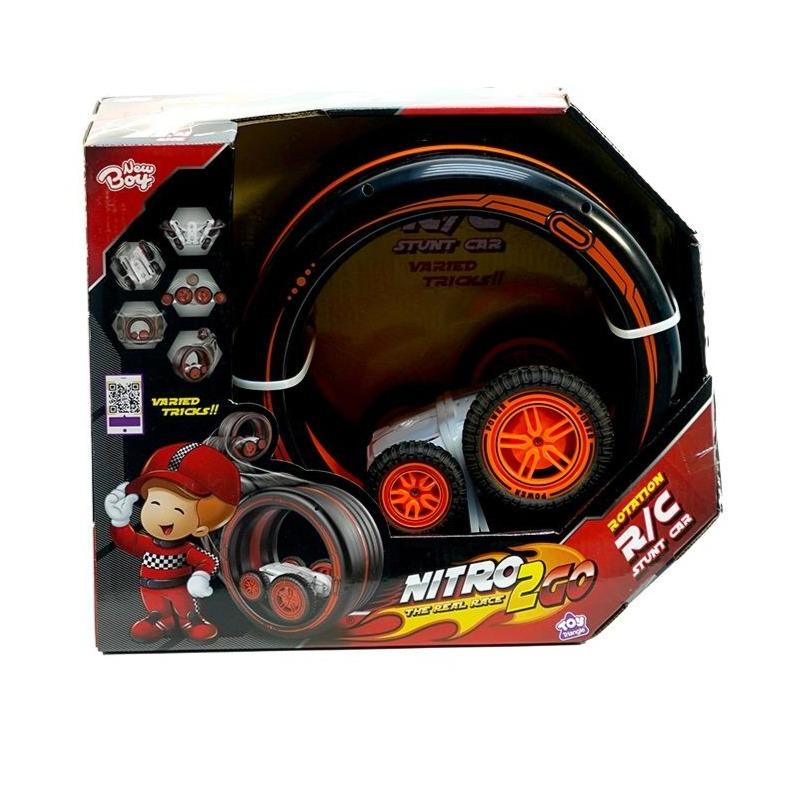 نيو بوي - السيارة الدوارة بجهاز تحكم عن بعد لون برتقالي