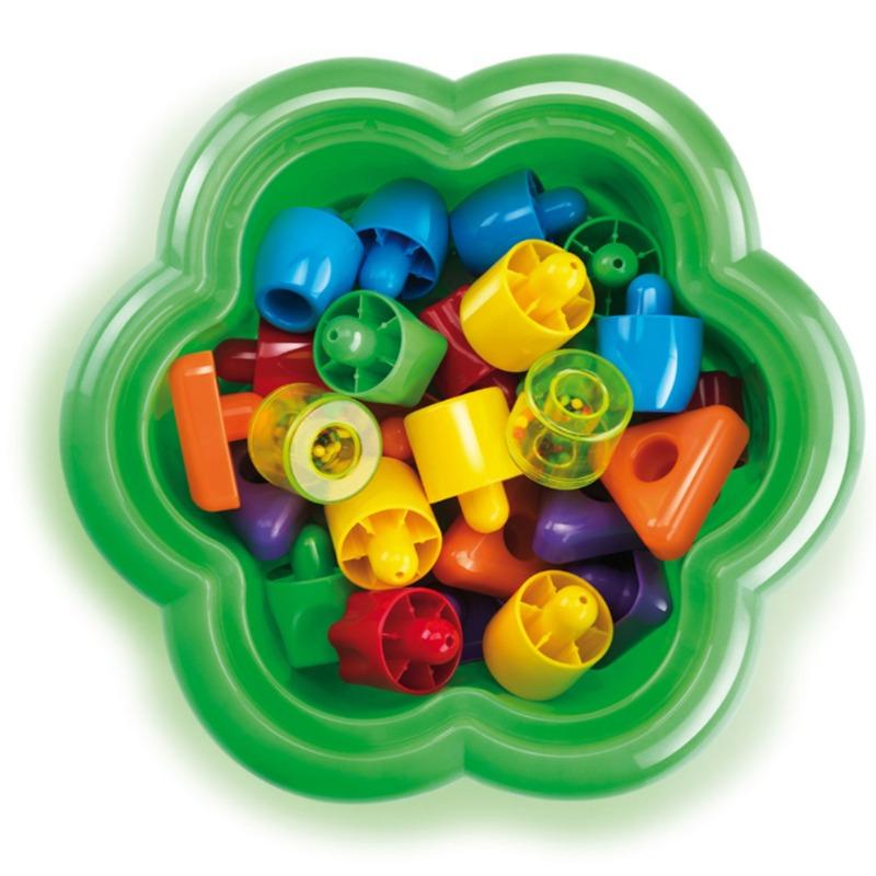 Quercetti Piggy Block Building and Stacking Set - 28 Piece