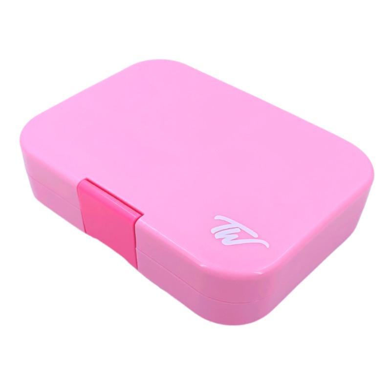 تايني وييل بينتو بوكس - صندوق غداء 6 أقسام - وردي