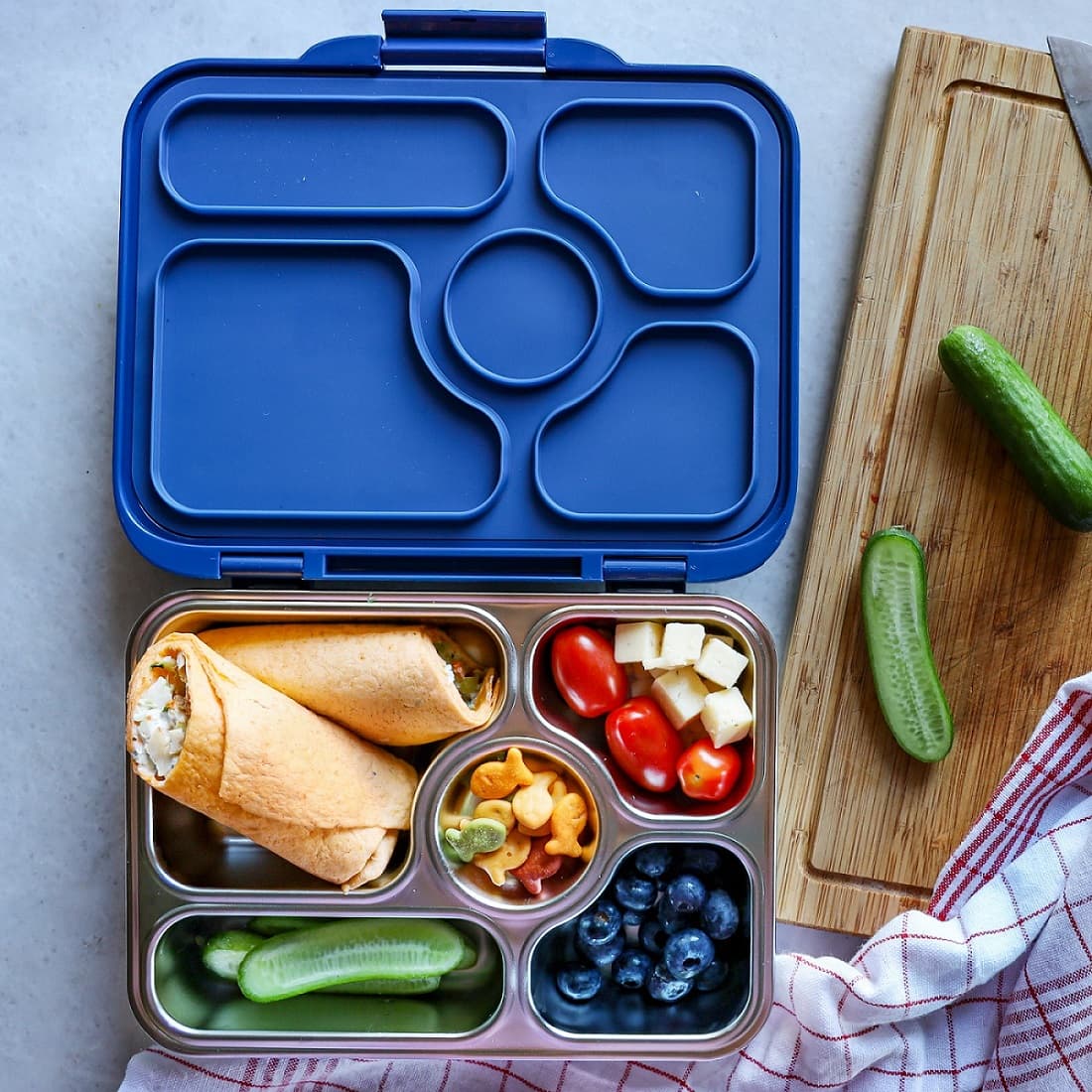 Yumbox - Stainless Steel Leakproof Bento Box - Blue