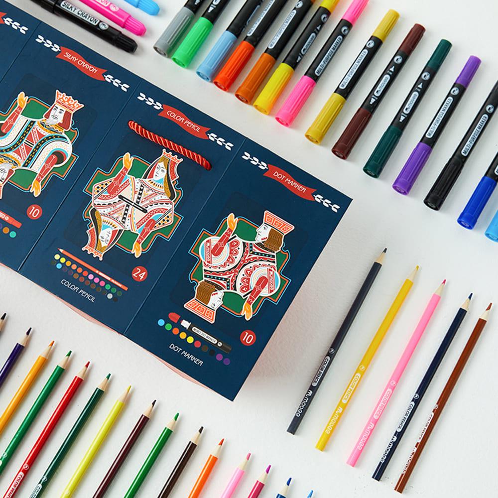 صندوق أقلام نشاط التلوين 86 قطعة