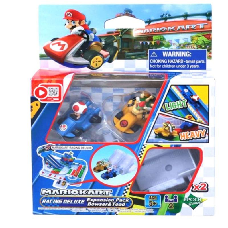 Mario Kart Racing Deluxe Expansion Pack Figure Set (Bowser & Toad)