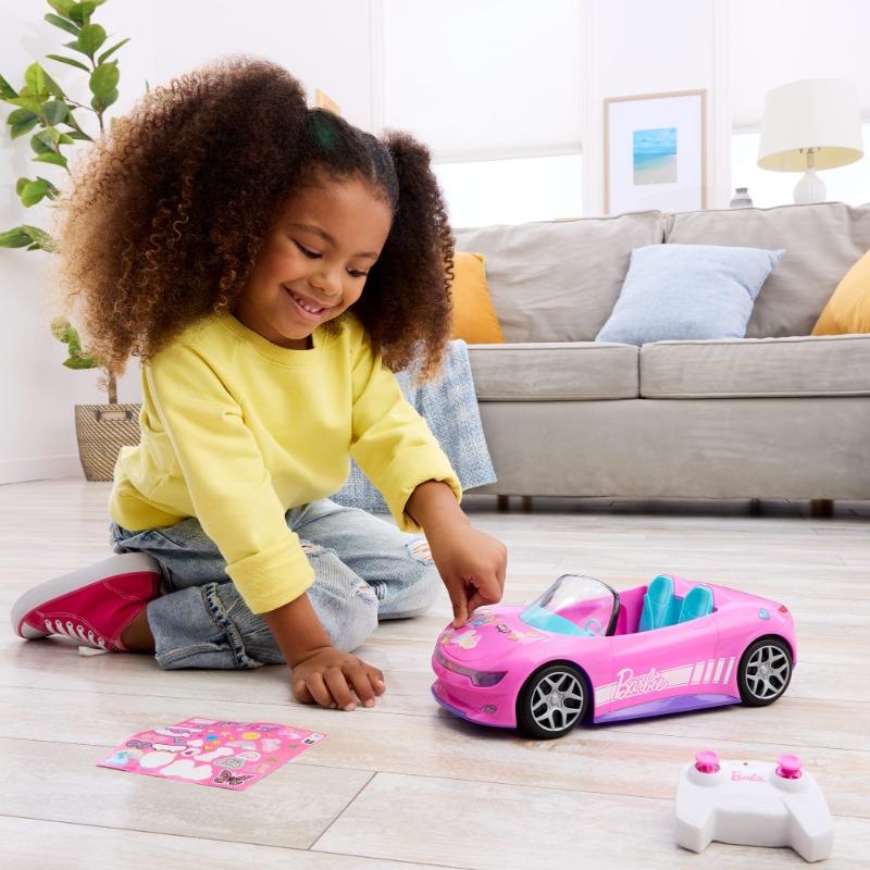 Hot Wheels R/C Barbie Pink Convertible