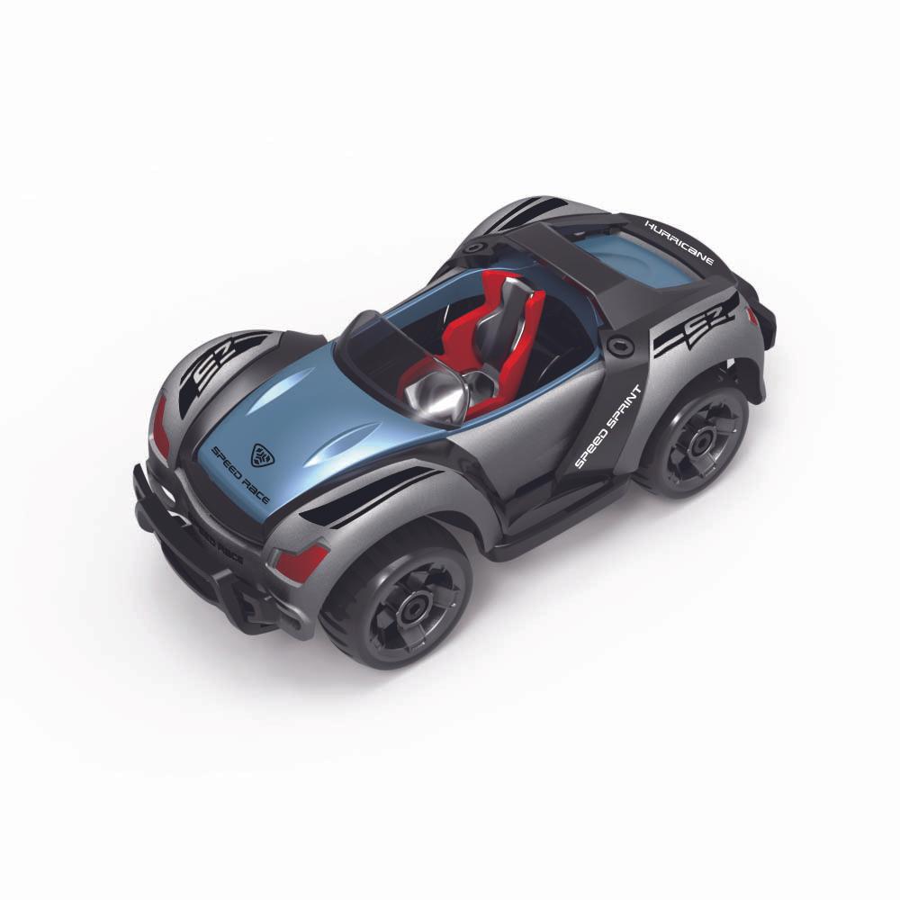 D Power Modified Diecast Car Building Kit - 20 Pieces