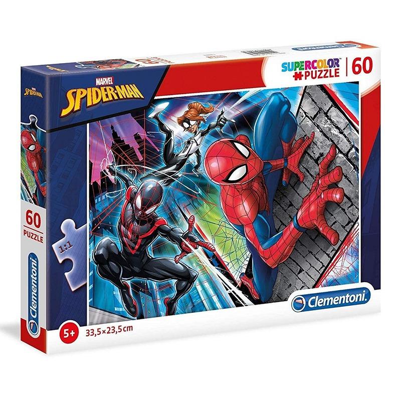 Clementoni Supercolor Puzzle Marvel Spiderman - 60 Pcs