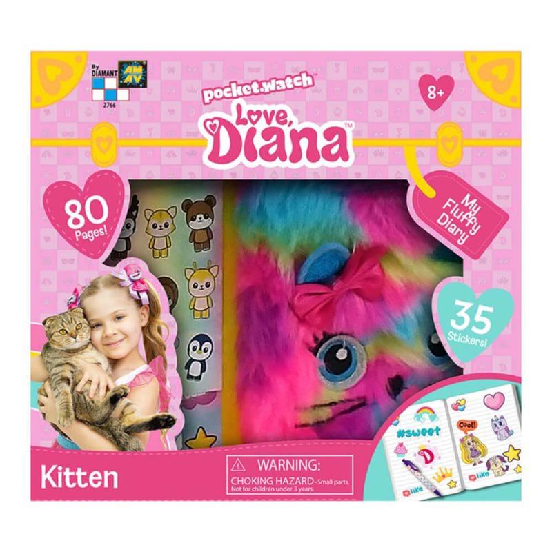 Love Diana My Fluffy Diary Set