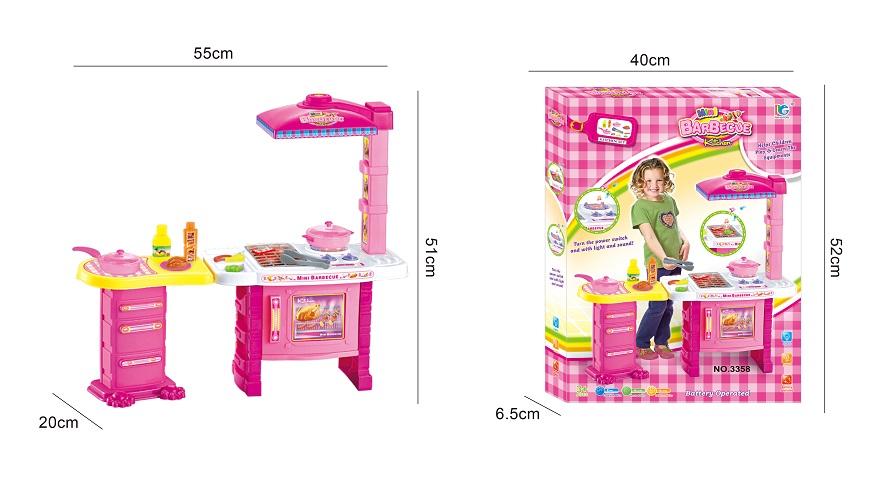 Barbecue Set Cooking - Pink