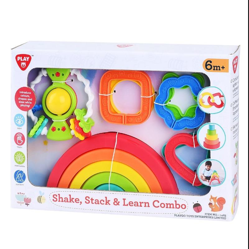 PlayGo Shake Stack & Learn Combo