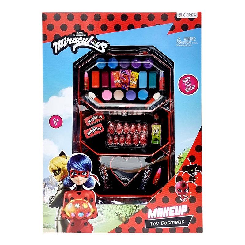 Miraculous 3 Decks Big Octagonal Cosmetic Case