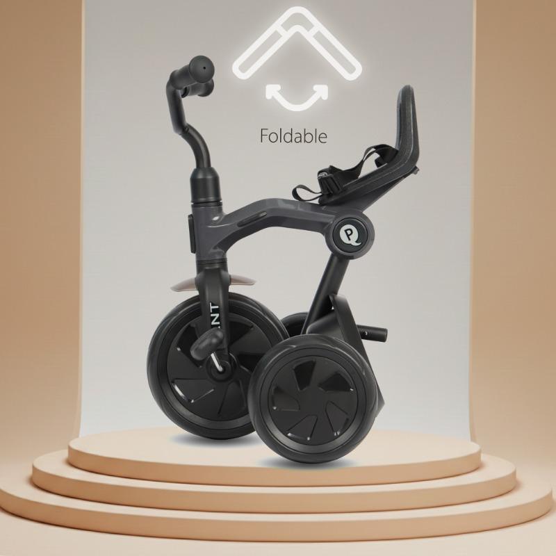 كيو بلاي دراجة ثلاثية قابلة للطي رمادي، 2 سنة فأكثر