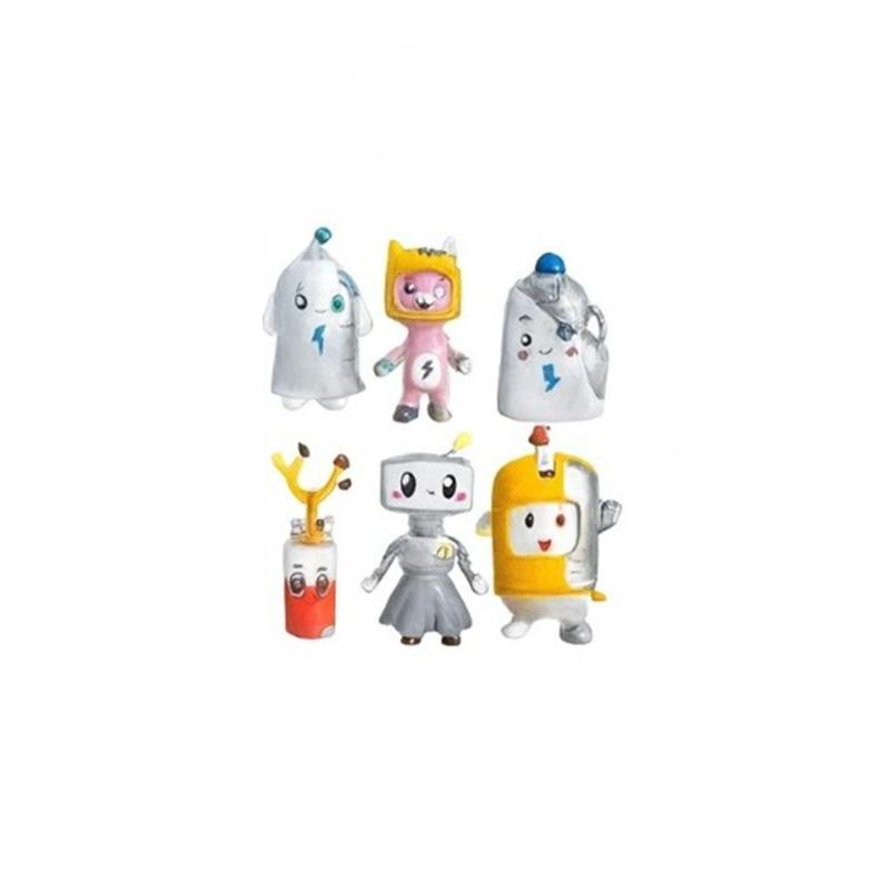 LANKYBOX 6pcs Lankybox Robotic Anime Figures