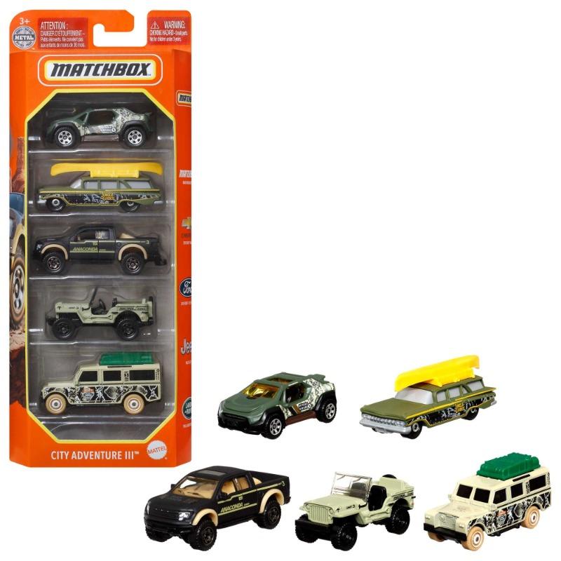 Matchbox Diecast 5-Pack - Multishapes